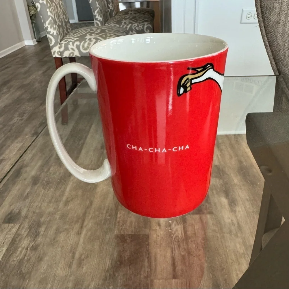 NWOT! Kate Spade Cha Cha “Heel Ladies” Red Mug - Picture 6 of 6